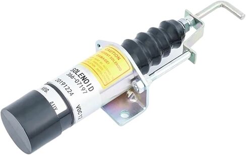 1pc 366-07197 12V 24V fuel stop solenoid Diesel engine parts(07197 TOP 12v) in Saudi Arabia