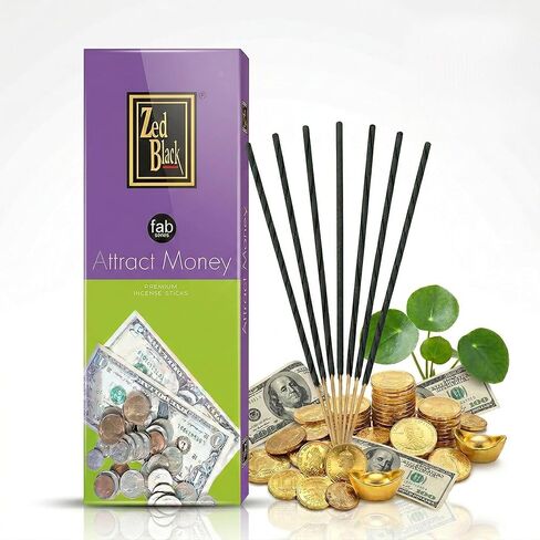 أعواد بخور المسك الطبيعية الفاخرة من ZED BLACK - 20 عصا لكل صندوق و6 صناديق بالداخل (إجمالي 120 عصا) - استخدمها في المنزل أو مكان العمل - أعواد عطرية مغرية in Kuwait