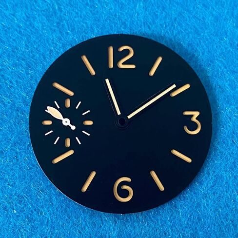 ZEZEFUFU Green Luminous Watch Dial w/Watch Hands for ETA 6497 ST3600 Movement Parts in Saudi Arabia