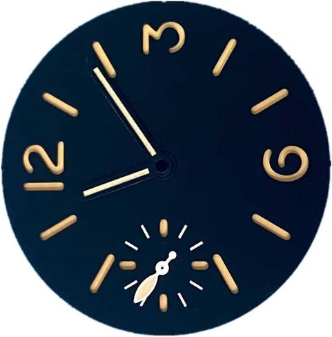 ZEZEFUFU Green Luminous Watch Dial w/Watch Hands for ETA 6497 ST3600 Movement Parts in Saudi Arabia