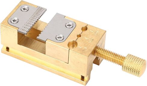 Watch Repair Vise Clamp Tool Kit Pointer Tube Clamp, Brass Precision Holder for Watch Hands Wheels 0.2-1.5mm Hole Dia Compact Design for Watchmakers Hobbyists in Saudi Arabia