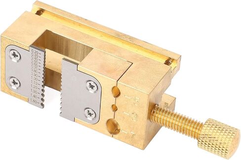 Watch Repair Vise Clamp Tool Kit Pointer Tube Clamp, Brass Precision Holder for Watch Hands Wheels 0.2-1.5mm Hole Dia Compact Design for Watchmakers Hobbyists in Saudi Arabia