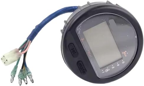 Digital Multi Function Tachometer Gauge With Harness 6Y5 8350T 01 Compatible With 225HP 250HP Outboard Engine in Saudi Arabia