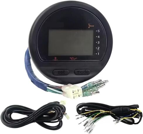 Digital Multi Function Tachometer Gauge With Harness 6Y5 8350T 01 Compatible With 225HP 250HP Outboard Engine in Saudi Arabia