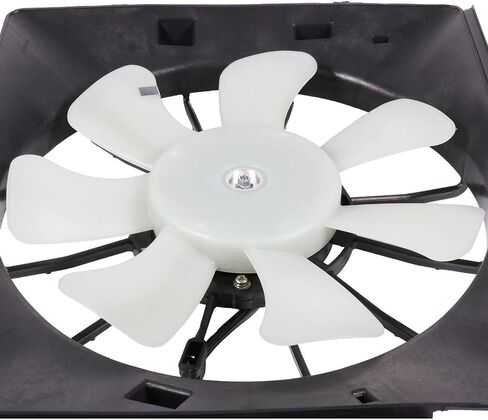 Radiator Cooling Fan Assembly Compatible with 2003-2006 for Honda for Element 2.4L 2002-2006 for Honda for CR-V 2.4L, Black Radiator Fan Direct Fit Replacement for Engine Cooling Fan in Saudi Arabia