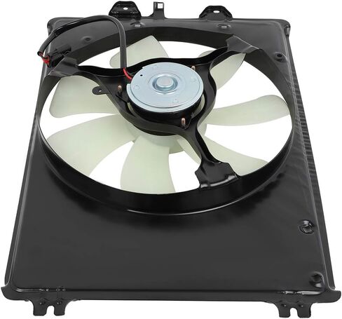 Radiator Cooling Fan Assembly Compatible with 2009-2015 for Honda for Pilot 3.5L, Black&White Radiator Fan Direct Fit Replacement for Engine Cooling Fan in Saudi Arabia