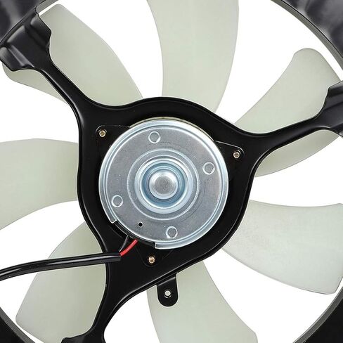 Radiator Cooling Fan Assembly Compatible with 2009-2015 for Honda for Pilot 3.5L, Black&White Radiator Fan Direct Fit Replacement for Engine Cooling Fan in Saudi Arabia