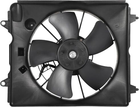 Radiator Cooling Fan Assembly Compatible with 2010-2016 for Honda for CR-V 2.4L, Black Radiator Fan Direct Fit Replacement for Engine Cooling Fan in Saudi Arabia
