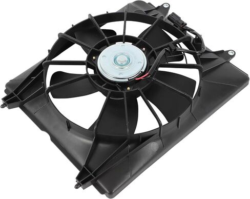 Radiator Cooling Fan Assembly Compatible with 2010-2016 for Honda for CR-V 2.4L, Black Radiator Fan Direct Fit Replacement for Engine Cooling Fan in Saudi Arabia