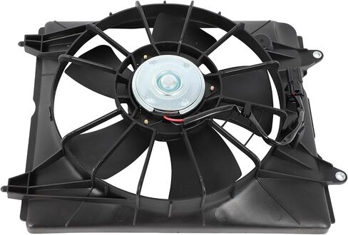 Radiator Cooling Fan Assembly Compatible with 2010-2016 for Honda for CR-V 2.4L, Black Radiator Fan Direct Fit Replacement for Engine Cooling Fan in Saudi Arabia