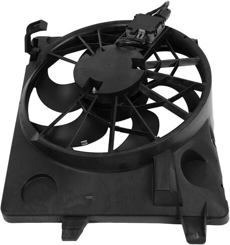 مجموعة مروحة التبريد متوافقة مع 2003-2005 لسيارة Ford for Crown Victoria 4.6L 2003-2004 لسيارة Mercury for Marauder 4.6L، مروحة مشعاع سوداء مناسبة مباشرة للاستبدال لمروحة تبريد المحرك in Saudi Arabia