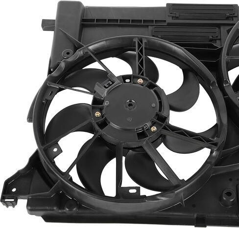 Cooling Fan Assembly Compatible with 2017-2020 for Lincoln for Continental 3.7L 2017-2019 for Ford for Fusion 2.7L, Black Radiator Fan Direct Fit Replacement for Engine Cooling Fan in Saudi Arabia