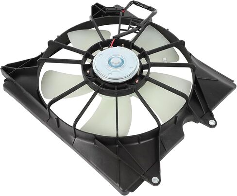 مجموعة مروحة التبريد متوافقة مع 2010-2011 لهوندا لـ Accord Crosstour 3.5L 2012-2015 لهوندا لـ Crosstour 3.5L، مروحة مشعاع باللونين الأبيض والأسود تناسب مباشرة استبدال مروحة تبريد المحرك in Saudi Arabia