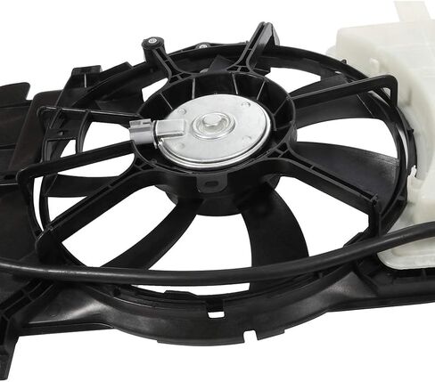 Radiator Cooling Fan Assembly Compatible with 2007-2018 for Toyota for Yaris 1.5L, Black Radiator Fan Direct Fit Replacement for Engine Cooling Fan in Saudi Arabia