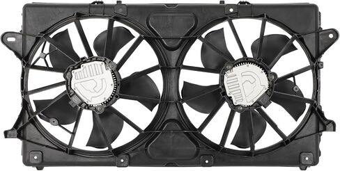 Radiator Cooling Fan Assembly Compatible with 2021-2023 for Cadillac for Escalade 6.2L 2021-2023 for GMC for Yukon XL 6.2L, Black Radiator Fan Replacement for Engine Cooling Fan in Saudi Arabia