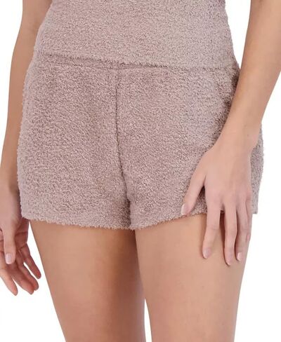 Steve Madden Women's Women's Fuzzy Pull-on Chenille Sleep Shorts, Cozy Pajama Bottoms in Saudi Arabia