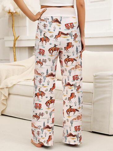 Women’s Pajama Pants Sleepwear Lounge Bottoms with Soft Drawstring Elastic Waist Pjs in Saudi Arabia
