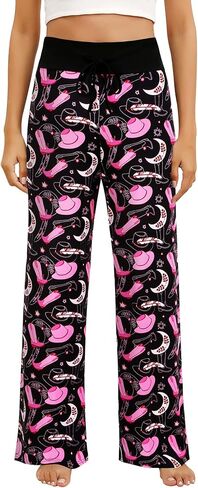 Women’s Pajama Pants Sleepwear Lounge Bottoms with Soft Drawstring Elastic Waist Pjs in Saudi Arabia