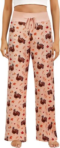 Women’s Pajama Pants Sleepwear Lounge Bottoms with Soft Drawstring Elastic Waist Pjs in Saudi Arabia