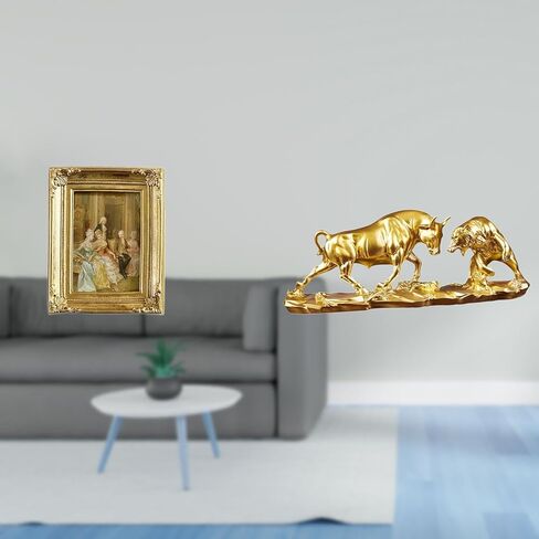 Fenteer إطار الصورة الراتنج إطار الصورة حامل تمثال النحت بطاقة عرض سطح المكتب تمثال الراتنج الحرفية الديكور نحت مناسبة لغرفة النوم in Saudi Arabia