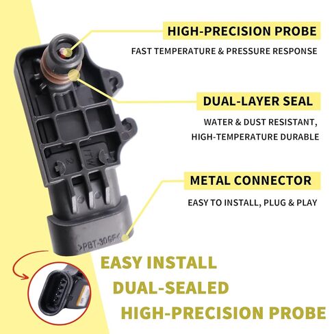 MAP Temp Pressure Sensor for Hisun 400 450 500 550 700 750 800 1000 EFI UTV/ATV, Massimo MSU400-700, Axis 500/700/750Crew, Coleman UT400-750, Cub Cadet Challenger 16723-010-0000 in Kuwait