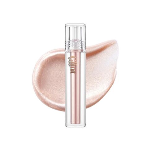 Glint Liquid Gel Highlighter (Glosser, 0.1oz) - Multi-Use Face & Body Gloss for Smooth Glow, Long-Lasting Illuminator Balm for Healthy Radiance. Korean Makeup. Eyes, Cheeks, Nose, Lips. in Saudi Arabia