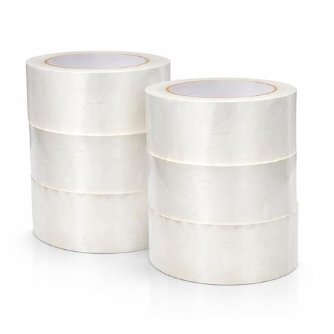 WOD CST20WBA Tan Packing Tape - 2" in. x 110 Yards Per Roll (36 Rolls) - Strong Heavy-Duty Industrial Shipping Box Packaging Tape for Moving, Office, & Storage in Saudi Arabia