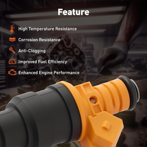 مجموعة حاقن الوقود مكونة من 8 قطع متوافقة مع Ford F150 F250 F350 E150 E250 E350 لينكولن لمحرك Mercury 4.6L 5.0L 5.4L 5.8L - رقم الاستبدال 0280150943، 0280150939، 0280150909 in Kuwait