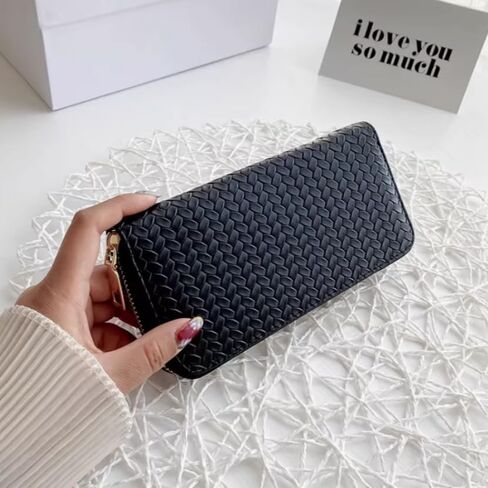Long Wallet for Women – Korean Japanese Style Wristlet with Large Capacity, Phone & Card Organizer (White) in Saudi Arabia