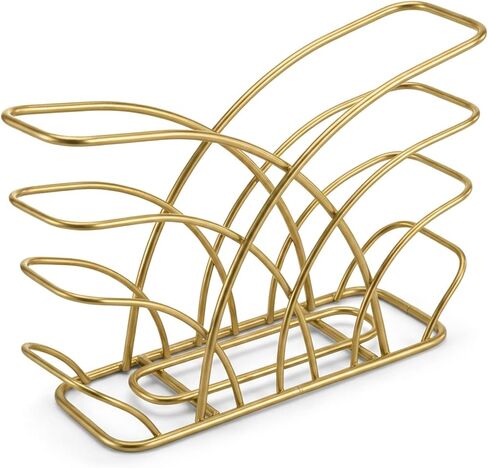 Silver Guest Towel Holder Tray for Bathroom – Countertop Napkin Organizer for Disposable Paper Towels, Elegant Hand Towel Rack for Powder Room, Modern Guest Bathroom Accessories in Kuwait