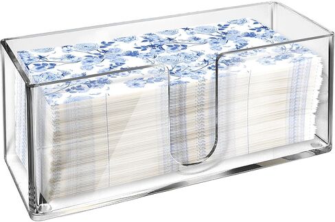 Silver Guest Towel Holder Tray for Bathroom – Countertop Napkin Organizer for Disposable Paper Towels, Elegant Hand Towel Rack for Powder Room, Modern Guest Bathroom Accessories in Saudi Arabia