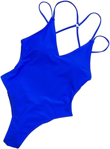 Women Swimsuits Monokinis Bathing Suit Bikini Halter Swimwear for Vacation Ladies in Kuwait