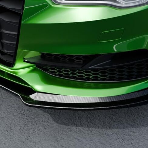 Front Bumper Lip Splitter Spoiler Fit for Audi S3/ A3 Prestige S Line Models 2015 2016 Carbon Fiber Style Coating 3pcs Accessories Air Chin Body Kit in Saudi Arabia