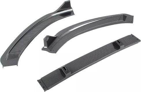 Front Bumper Lip Splitter Spoiler Fit for Audi S3/ A3 Prestige S Line Models 2015 2016 Carbon Fiber Style Coating 3pcs Accessories Air Chin Body Kit in Saudi Arabia