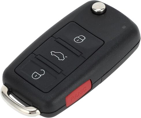 X AUTOHAUX Key Shell Case Keyless Entry Remote Key Fob Replacement Case for Volkswagen Tiguan Golf Jetta 2011-2016 4 Buttons in Saudi Arabia