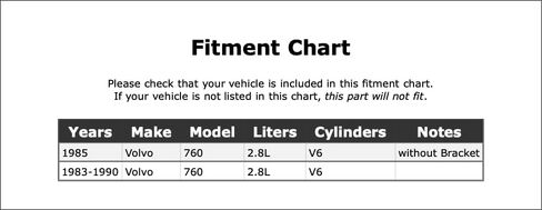 مرحل قابض تكييف الهواء متوافق مع فولفو 760 2.8L V6 1990 1989 1988 1987 1986 1985 1984 1983 P-4894309 in Saudi Arabia