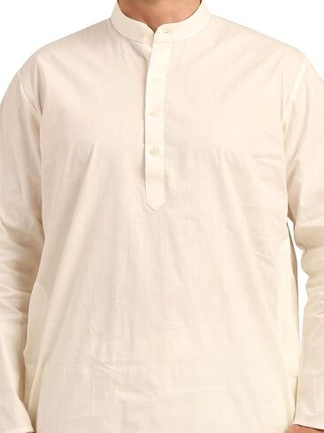 Men's Kurta Pajama Set – Cotton Blend, Ethnic Wear for Festivals, Weddings, and Celebrations – Cream Color in Saudi Arabia