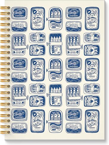 ROXMART Blue Beach Glitter Spiral Notebook, Coastal Ocean Journal, Tropical Marine Biology Hardcover Notebook Journal for Writing Note Taking, Beach Lover Gifts for Women, 5.5x8.3 Inch in Saudi Arabia