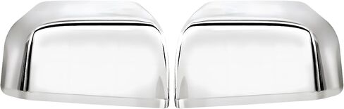 YIXIN 2PCS Chrome Direct Replacement Side Mirror Covers Caps for 2015-2020 Ford F150,Super Duty Towing Truck Accessories(White) in Saudi Arabia