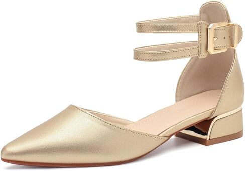 Closed Toe Heels for Women -Black Nude Blue Apricot Glod Womens Heels Closed Round Toe Chunky Block Pumps Shoes in Saudi Arabia