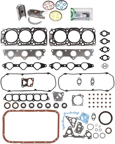 Evergreen SA-9761228612-2 Full Gasket Set Bearings Rings Compatible With/For 97-04 Mitsubishi Montero Sport Diamante 6G74 in Saudi Arabia