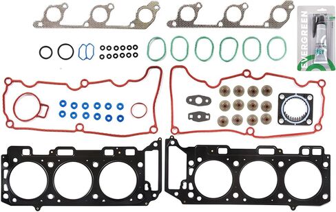 Evergreen SA-5494197512-7 Full Gasket Set Bearings Rings Compatible With/For 04-10 Ford Explorer Ranger Mercury 4.0L SOHC in Saudi Arabia
