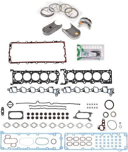 Evergreen SA-5494197963-3 Full Gasket Set Bearings Rings Compatible With/For 03-14 Ford E350 E450 F350 F450 Super Duty 6.8 in Saudi Arabia