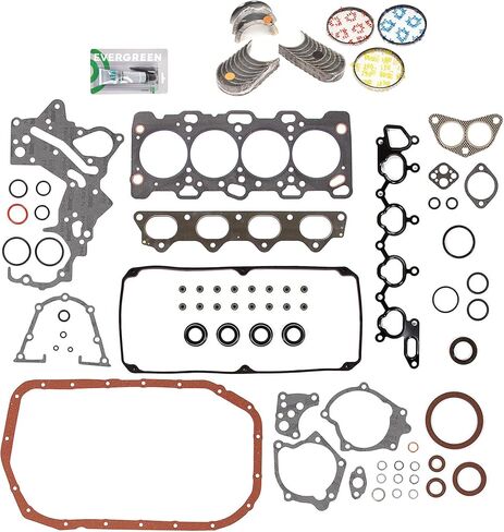 Evergreen SA-9761228742-3 Full Gasket Set Bearings Rings Compatible With/For 97 Mitsubishi Montero Sport 2.4 4G64 in Saudi Arabia