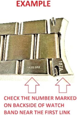 Ewatchparts 18MM WATCH BAND LINK 41MM COMPATIBLE WITH BREITLING A17040 SUPER OCEAN AUTOMATIC WATCH SHINY in Saudi Arabia