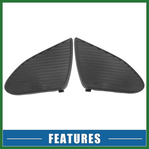 Motoforti Front Bumper Fog Light Lamp Frame Grille Cover Cap Trim 52437-53020 for Lexus IS250 IS350 2009-2010 Plastic Black Long-Lasting in Saudi Arabia