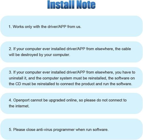 كابل تشخيص OBD2 K-CAN لـ Openport 2.0 ECU، متوافق مع جاكوار لاند روفر لتويوتا وميتسوبيشي لمركبات سوبارو، يعمل مع SDD V163 لـ Techstream لـ Tactrix in Saudi Arabia