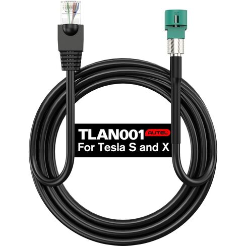 كابل خدمة تشخيص تيسلا الأصلي من Autel لطراز Tesla X وModel S، تنشيط وضع المصنع، تشخيص النظام، ماسح ضوئي للعمل MaxiSys Ultra، Elite II PRO، MS909، MS908S PRO II، MK908 PRO II in Saudi Arabia