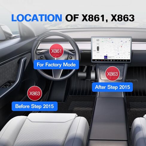 كابل خدمة تشخيص تيسلا الأصلي من Autel لطراز Tesla X وModel S، تنشيط وضع المصنع، تشخيص النظام، ماسح ضوئي للعمل MaxiSys Ultra، Elite II PRO، MS909، MS908S PRO II، MK908 PRO II in Saudi Arabia
