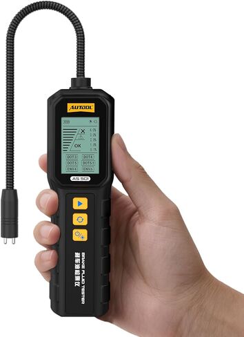 AUTOOL AS501 Brake Fluid Tester, Digital Brake Fluid Moisture Tester with 1.8'' HD Display, DOT 3/4/5/5.1 Brake Fluid Tester, Stainless Steel Probe, Fast & Accurate Detection in Saudi Arabia